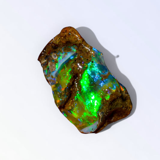 Stunning Large Opal Rough 16.00 Carat Natural Ethiopian Opal Raw 24x14 MM