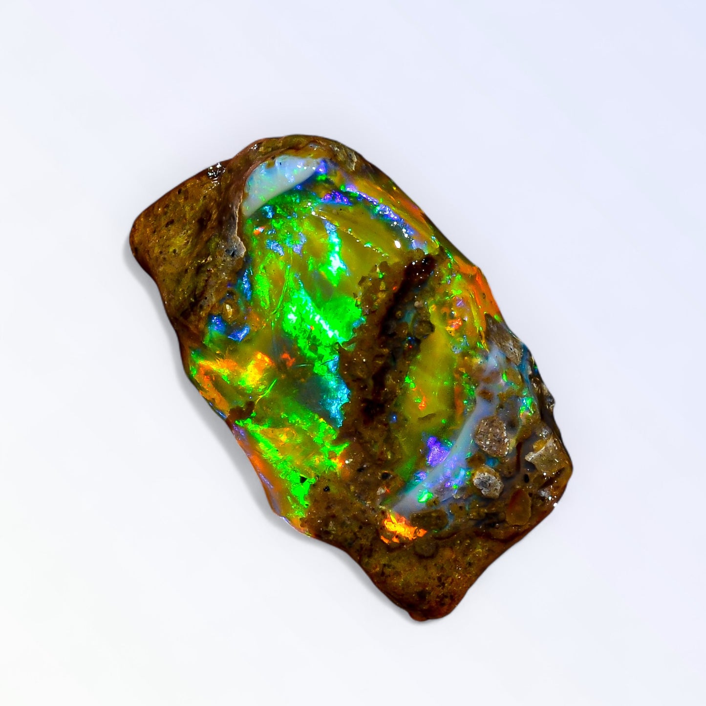 Stunning Large Opal Rough 16.00 Carat Natural Ethiopian Opal Raw 24x14 MM