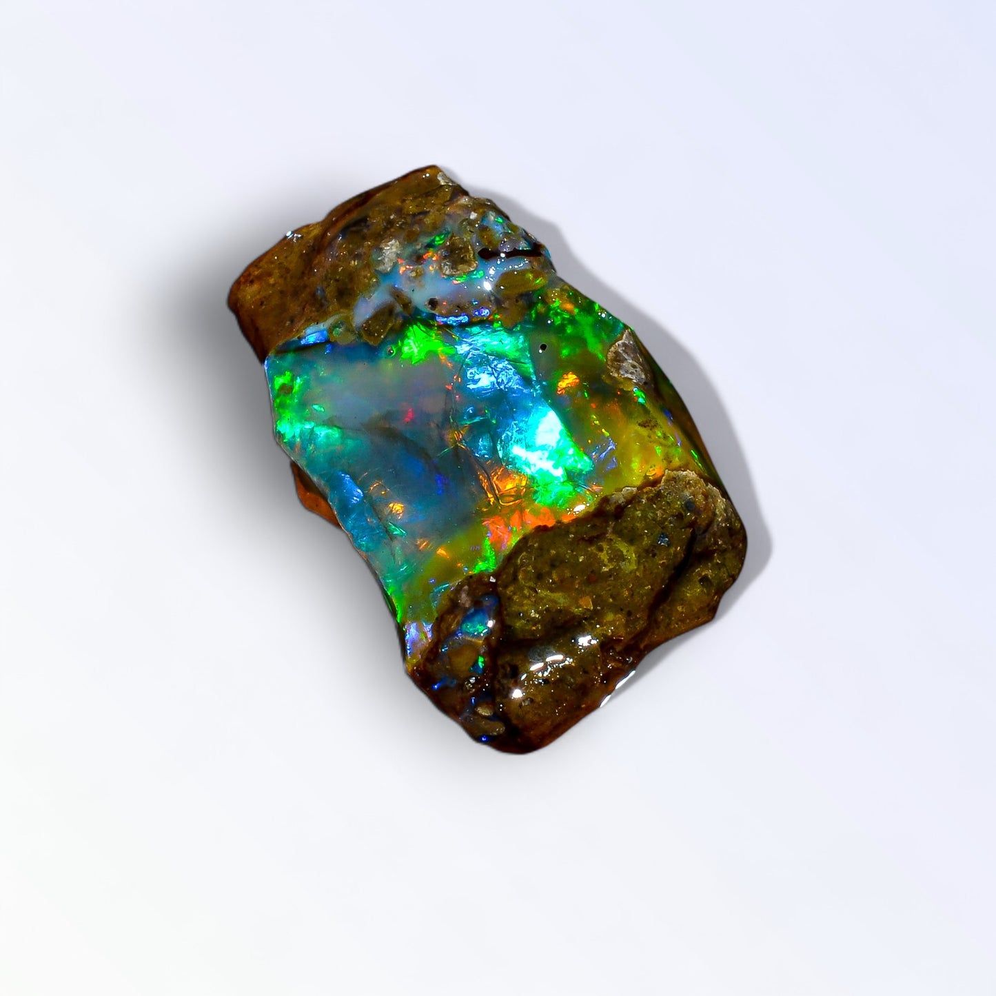 Stunning Large Opal Rough 16.00 Carat Natural Ethiopian Opal Raw 24x14 MM