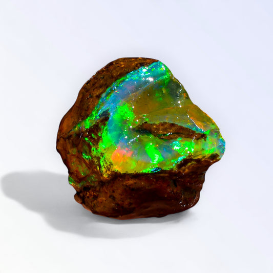 Attractive Large Opal Rough 25.50 Carat Natural Ethiopian Opal Raw 26x21 MM
