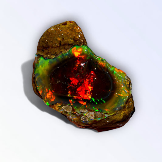 Awesome Large Opal Rough 44.00 Carat Natural Ethiopian Opal Raw 33x23 MM