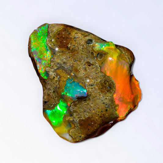 Excellent Large Opal Rough 39.50 Carat Natural Ethiopian Opal Raw 29x26 MM