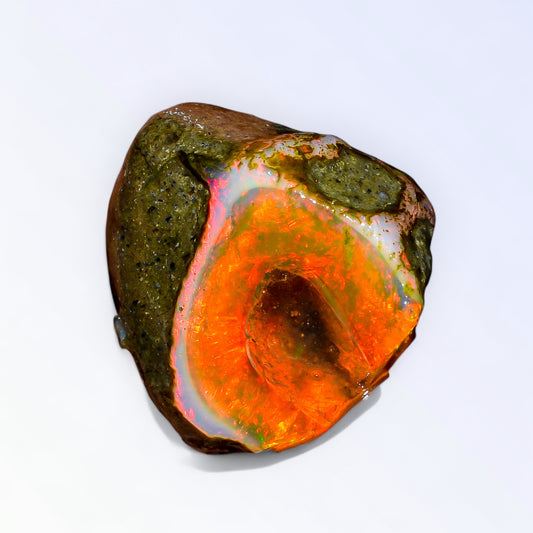 Elegant Large Opal Rough 31.00 Carat Natural Ethiopian Opal Raw 22x21 MM