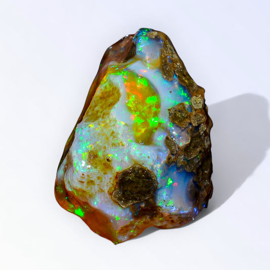 Fabulous Large Opal Rough 61.00 Carat Natural Ethiopian Opal Raw 30x21 MM