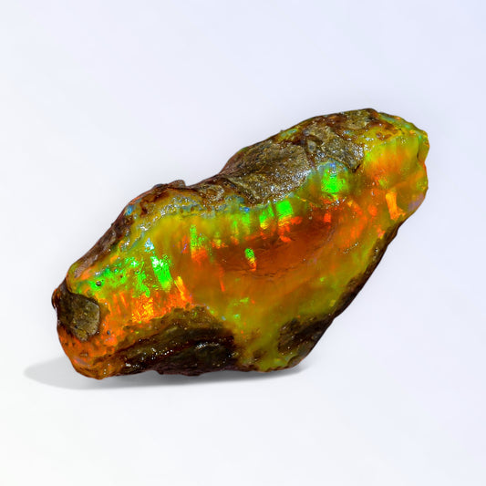 Fantastic Large Opal Rough 56.50 Carat Natural Ethiopian Opal Raw 38x21 MM