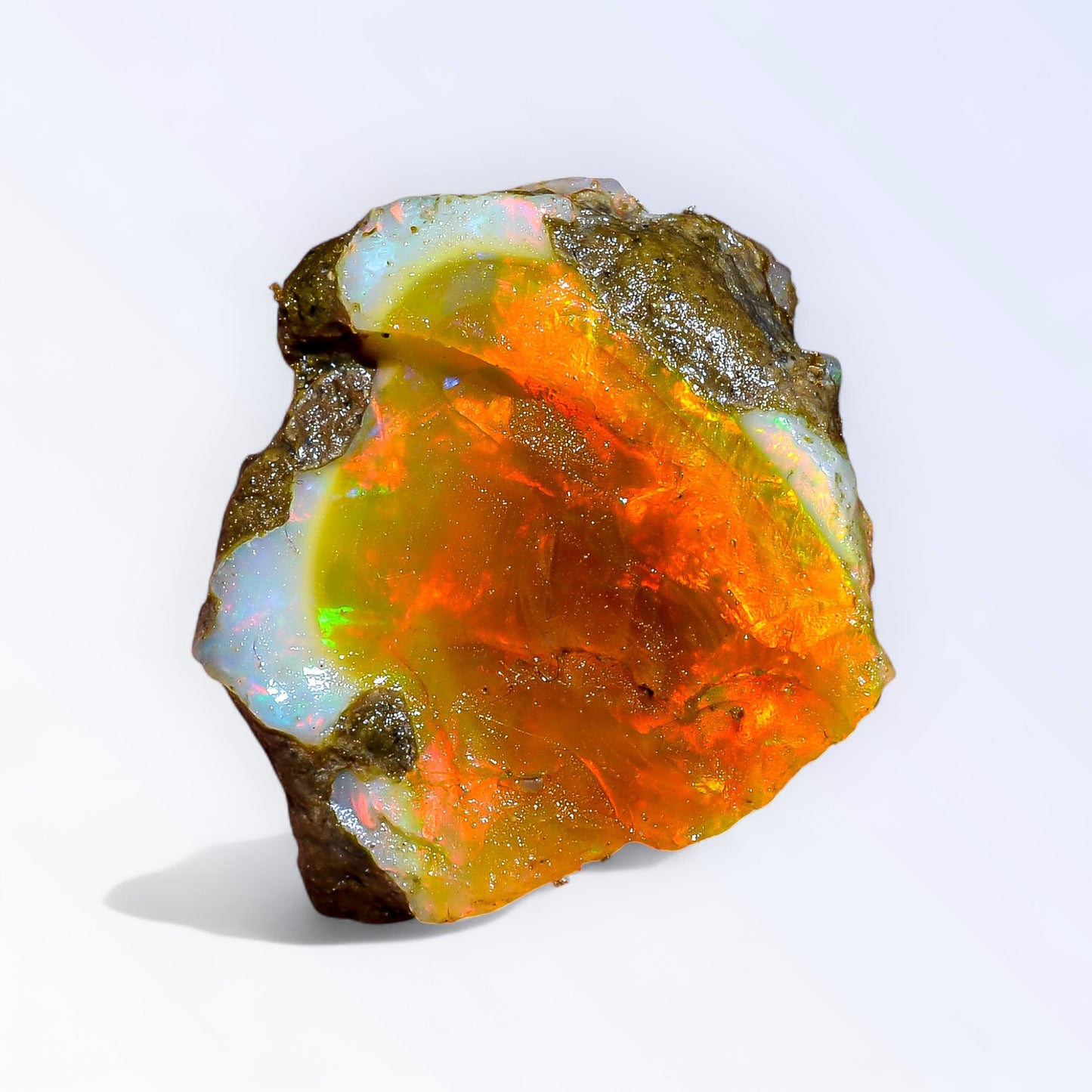 Immaculate Large Opal Rough 27.00 Carat Natural Ethiopian Opal Raw 25x22 MM