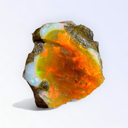 Immaculate Large Opal Rough 27.00 Carat Natural Ethiopian Opal Raw 25x22 MM