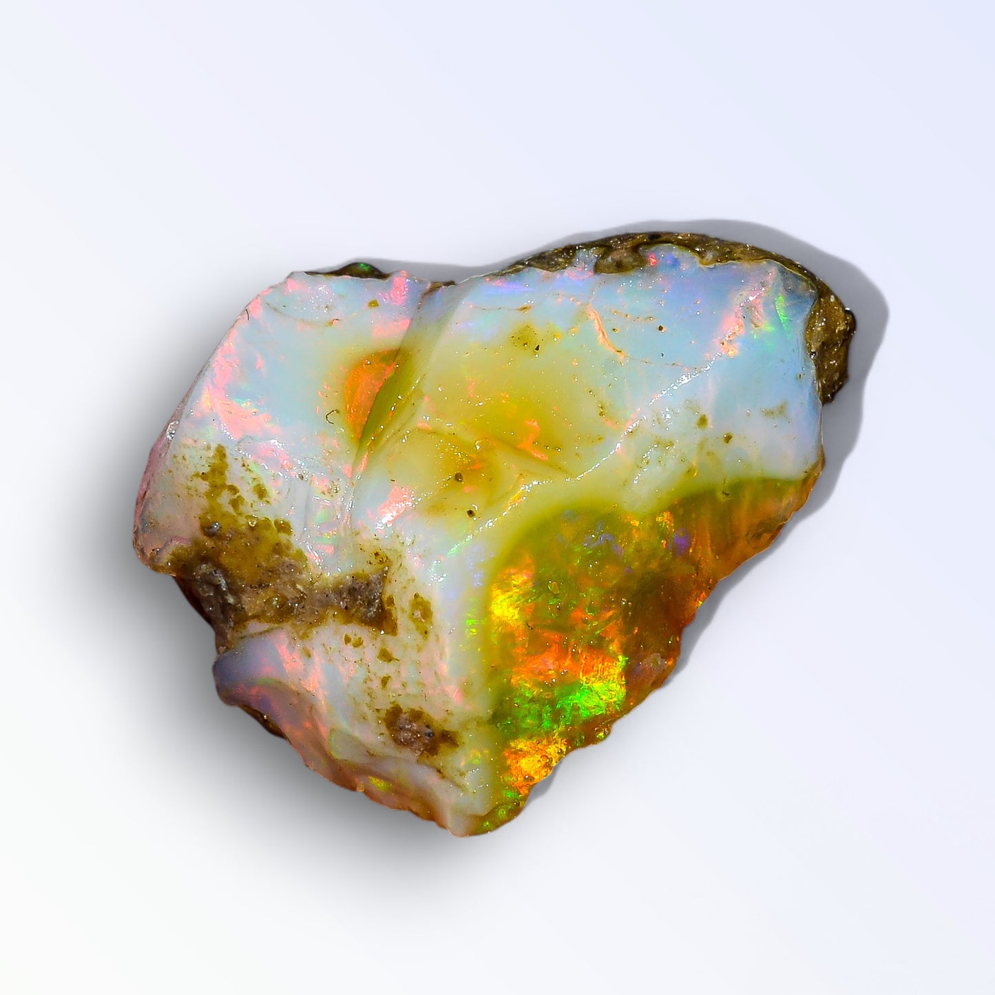 Immaculate Large Opal Rough 27.00 Carat Natural Ethiopian Opal Raw 25x22 MM