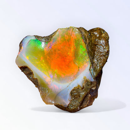 Incredible Large Opal Rough 35.00 Carat Natural Ethiopian Opal Raw 28x25 MM