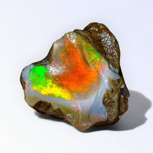 Incredible Large Opal Rough 35.00 Carat Natural Ethiopian Opal Raw 28x25 MM