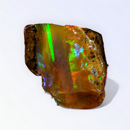 Splendid Large Opal Rough 24.00 Carat Natural Ethiopian Opal Raw 24X19 MM