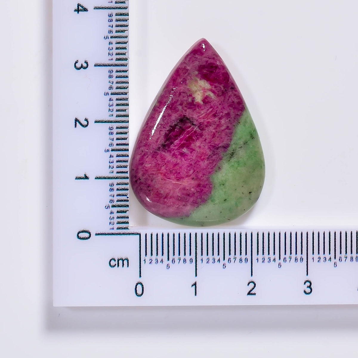 Natural Ruby in Zoisite Oval Shape Cabochon Loose Gemstone 75 Ct. 47X27X5 mm TJC-90