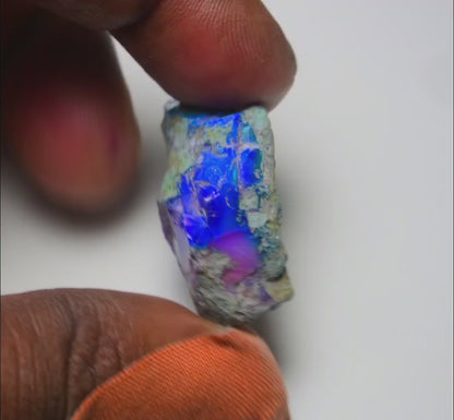 Very Rare Bi-Color Opal Rough 38.70 Cts Natural Ethiopian Opal Raw Jewelry Grade