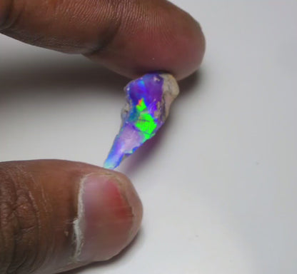 Very Rare Bi-Color Opal Rough 4.25 Cts Natural Ethiopian Opal Raw Jewelry Grade