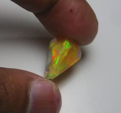 Rare Black Opal 7.55 Carats | Natural Black Ethiopian Opal Rough - Ready for Cutting & Jewelry!