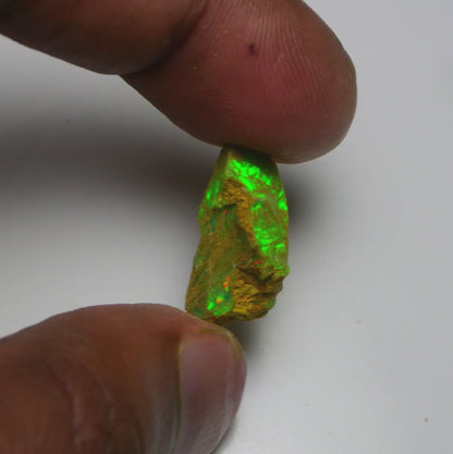 Rare Green Opal 6.95 Carats | Natural Green Ethiopian Opal Rough - Ready for Cutting & Jewelry!