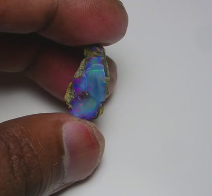 Very Rare Bi-Color Opal Rough 10.75 Cts Natural Ethiopian Opal Raw Jewelry Grade