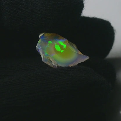 White Opal 8.00 Carats | Natural White Ethiopian Opal Rough - Ready for Cutting & Jewelry!