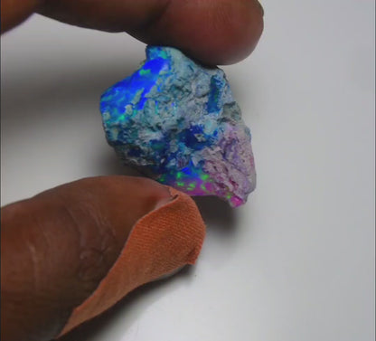 Very Rare Bi-Color Opal Rough 51.30 Cts Natural Ethiopian Opal Raw Jewelry Grade