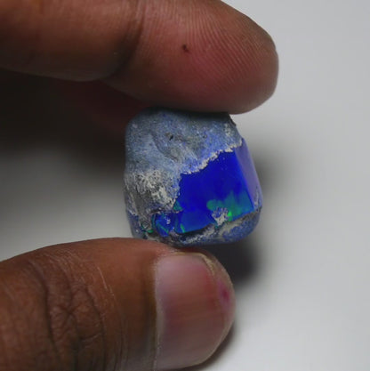 Rare Blue Opal 32.10 Carats | Natural Blue Ethiopian Opal Rough - Ready for Cutting & Jewelry!