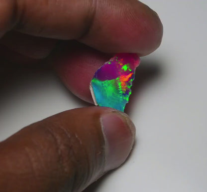 Very Rare Bi-Color Opal Rough 5.10 Cts Natural Ethiopian Opal Raw Jewelry Grade