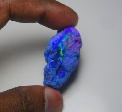 Very Rare Bi-Color Opal Rough 50.65 Cts Natural Ethiopian Opal Raw Jewelry Grade