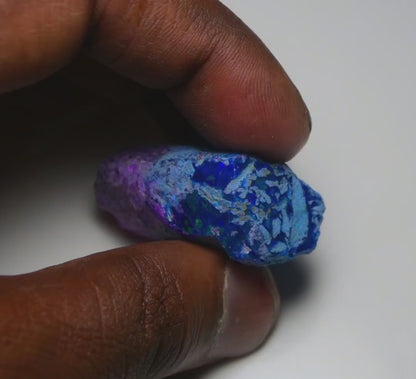 Very Rare Bi-Color Opal Rough 73.80 Cts Natural Ethiopian Opal Raw Jewelry Grade