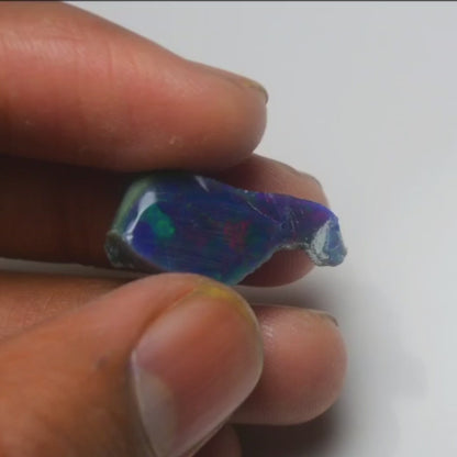 Black Opal Rough 6.30 Carats | Natural Ethiopian Opal Rough - Ready for Cutting & Jewelry | AAA Grade Opal Raw