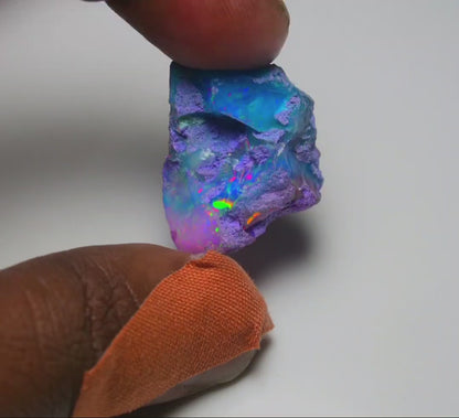 Very Rare Bi-Color Opal Rough 37.50 Cts Natural Ethiopian Opal Raw Jewelry Grade