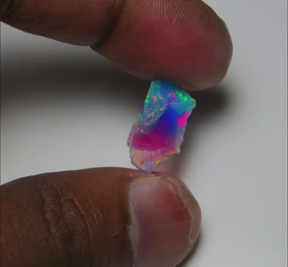 Very Rare Bi-Color Opal Rough 2.50 Cts Natural Ethiopian Opal Raw Jewelry Grade