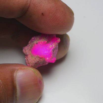 Rare Pink Opal 9.65 Carats | Natural Pink Ethiopian Opal Rough - Ready for Cutting & Jewelry!