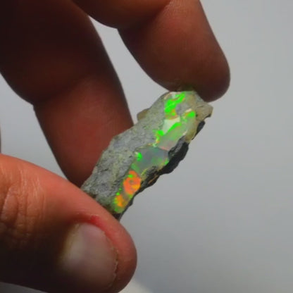 Black Opal Weight: 33.90  Carats | Natural Black Ethiopian Opal Rough - Ready for Cutting & Jewelry