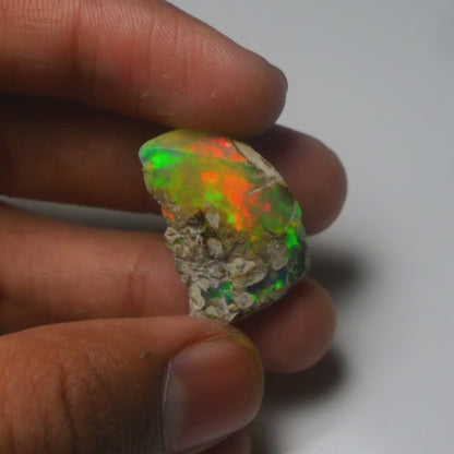 White Opal 16.20 Carats | Natural White Ethiopian Opal Rough - Ready for Cutting & Jewelry!