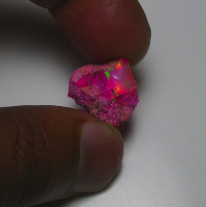 Rare Pink Opal 8.20 Carats | Natural Pink Ethiopian Opal Rough - Ready for Cutting & Jewelry!