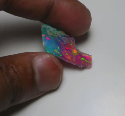 Very Rare Bi-Color Opal Rough 7.90 Cts Natural Ethiopian Opal Raw Jewelry Grade
