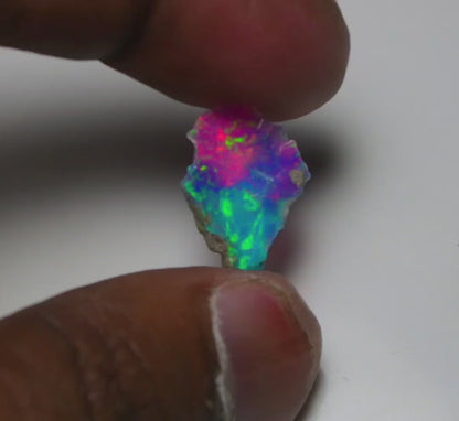 Very Rare Bi-Color Opal Rough 3.10 Cts Natural Ethiopian Opal Raw Jewelry Grade
