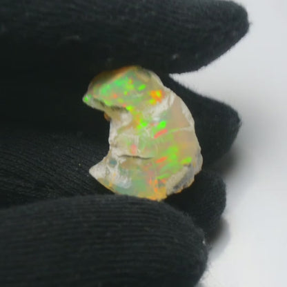 White Opal 16.50 Carats | Natural White Ethiopian Opal Rough - Ready for Cutting & Jewelry!