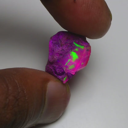 Rare Pink Opal 13.75 Carats | Natural Pink Ethiopian Opal Rough - Ready for Cutting & Jewelry!