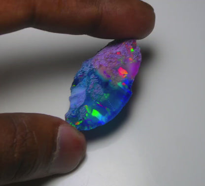 Very Rare Bi-Color Opal Rough 47.65 Cts Natural Ethiopian Opal Raw Jewelry Grade