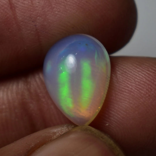2.95 Cts Natural Ethiopian Opal Cabochon 13X9 MM AAA Grade Welo Opal Fire Opal