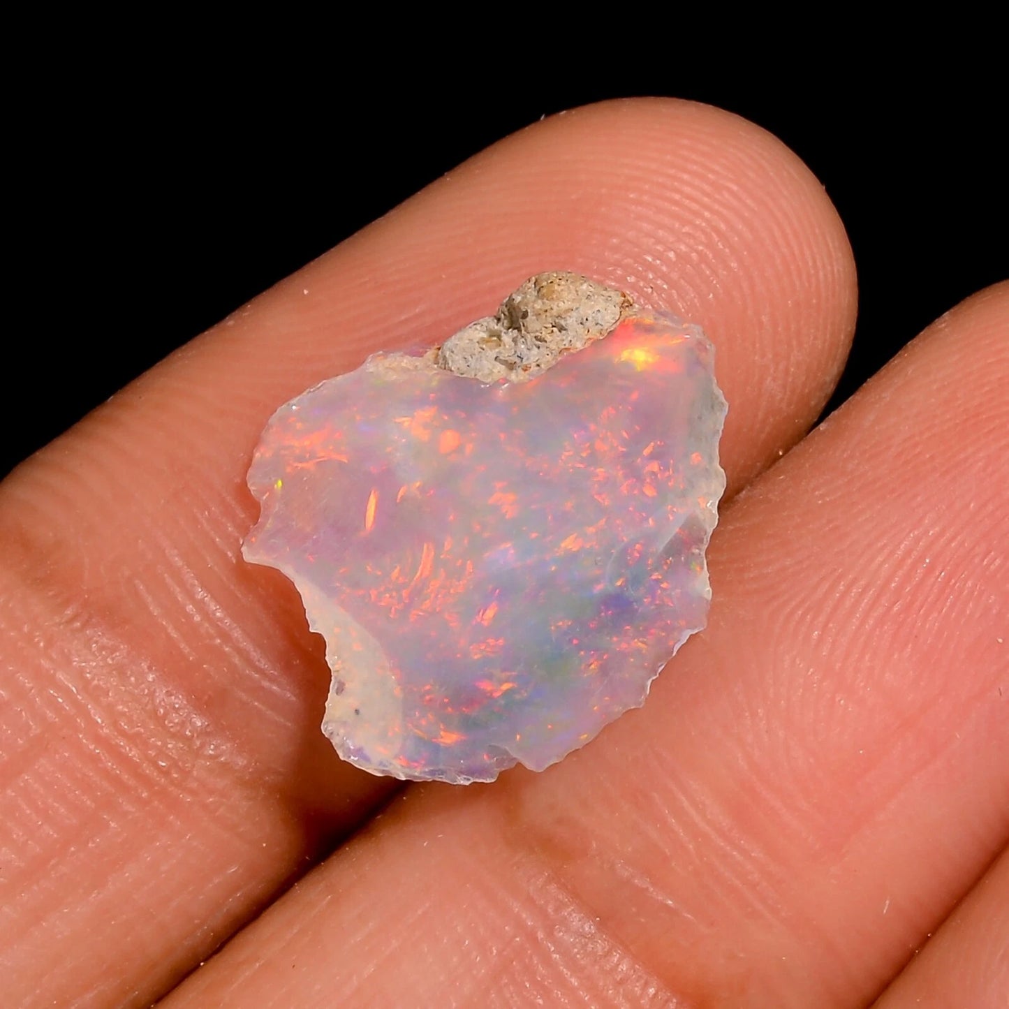 Dry Opal Rough 1.50 Carat Natural Ethiopian Welo Opal Raw Fire Opal Gemstone
