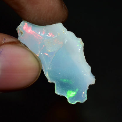Dry Opal Rough 8.15 Carat Natural Ethiopian Welo Opal Raw Fire Opal Gemstone