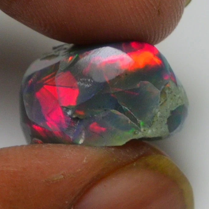 Smooth Black Opal Rough 7.55 Cts Natural Ethiopian Welo Opal Raw, Jewelry Grade