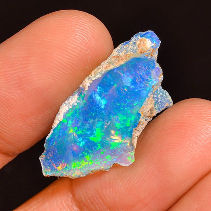 Dry Opal Rough 3.00 Carat Natural Ethiopian Welo Opal Raw Fire Opal Gemstone
