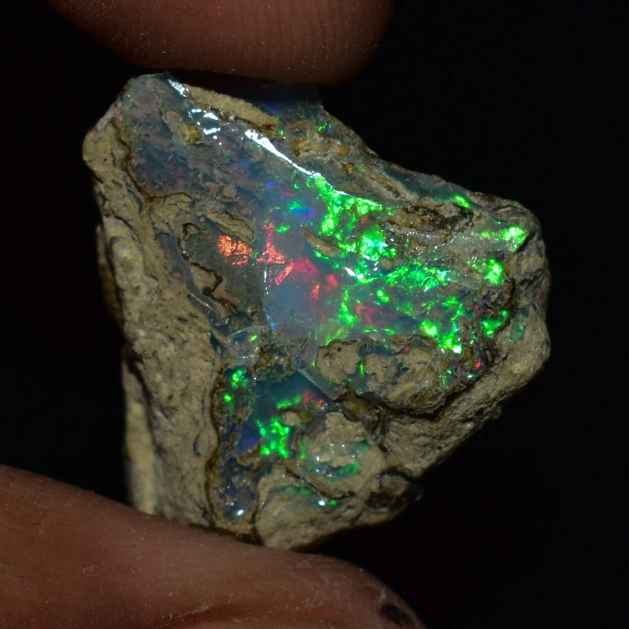 Natural White Opal Rough 9.30 CTs, Ethiopian Welo Opal Raw Gemstone For Jewelry