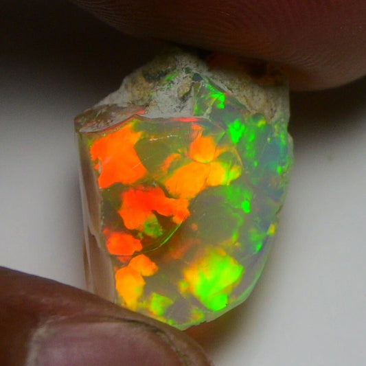 Natural White Opal Rough 10.65 CTS, Ethiopian Welo Opal Raw Gemstone For Jewelry