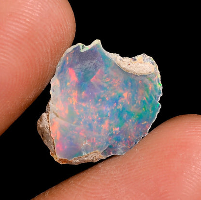 Dry Opal Rough 1.50 Carat Natural Ethiopian Welo Opal Raw Fire Opal Gemstone