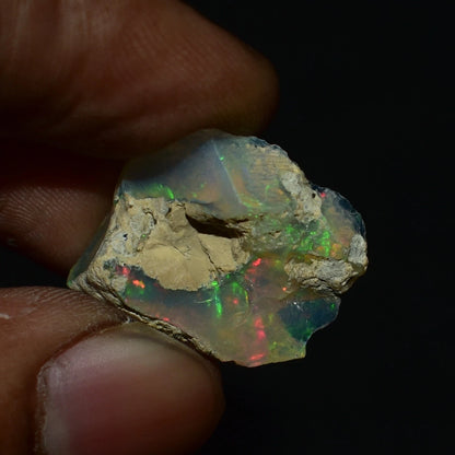 Dry Opal Rough 7.90 Carat Natural Ethiopian Welo Opal Raw Fire Opal Gemstone