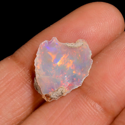 Dry Opal Rough 1.50 Carat Natural Ethiopian Welo Opal Raw Fire Opal Gemstone
