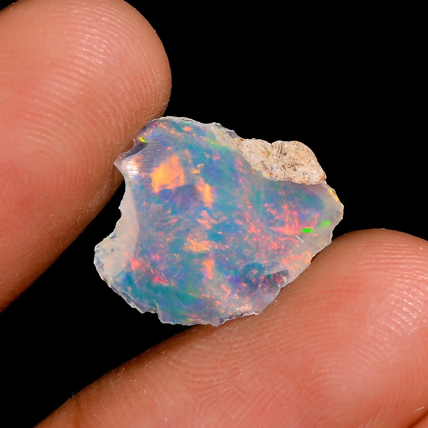 Dry Opal Rough 1.50 Carat Natural Ethiopian Welo Opal Raw Fire Opal Gemstone